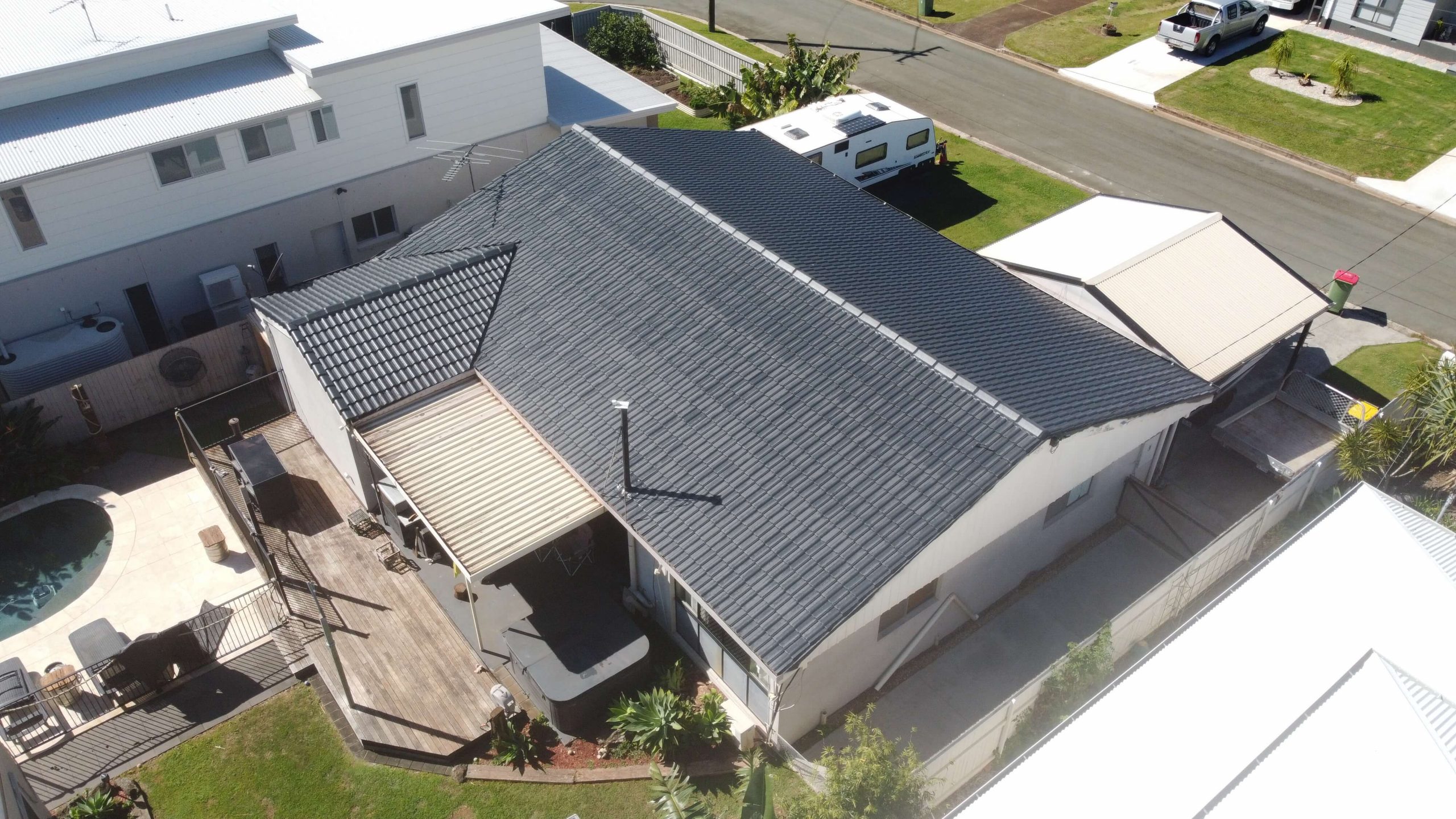 Roof painting job at Victoria Point, photo 14